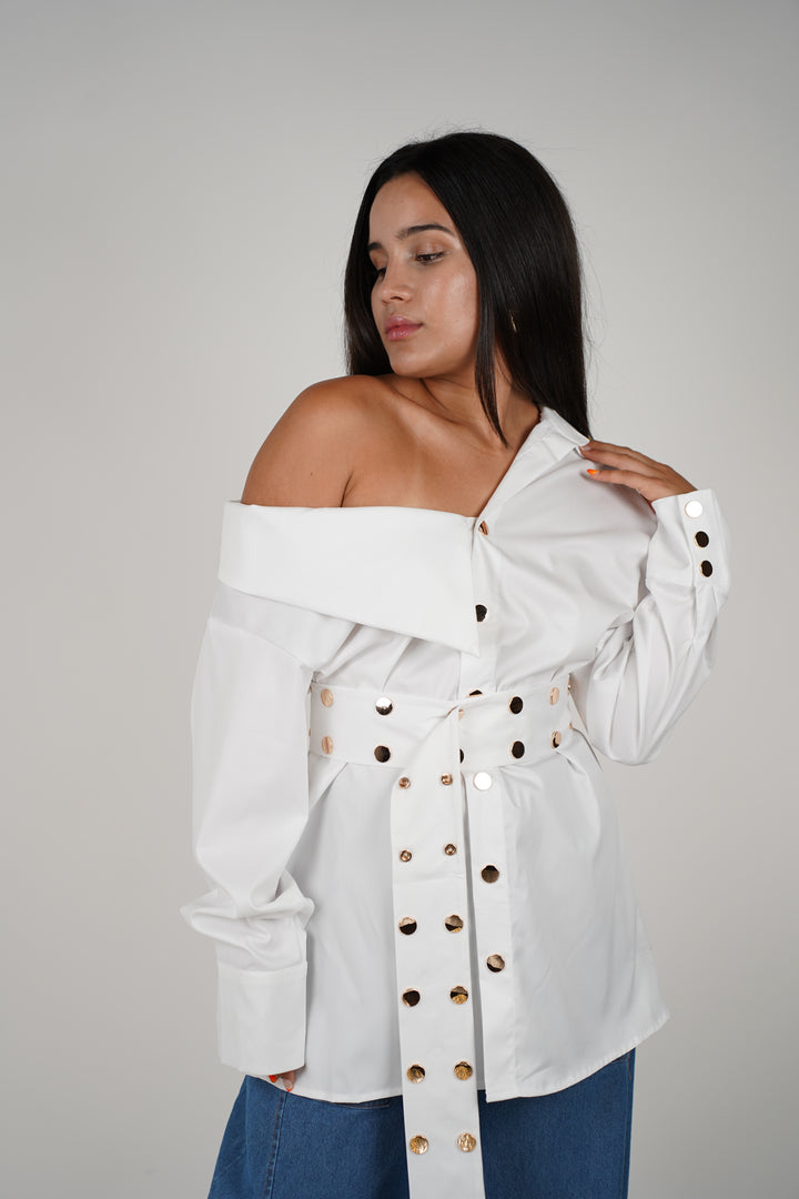Calo Oversized Button Down – Bold, Elevated & Statement-Ready