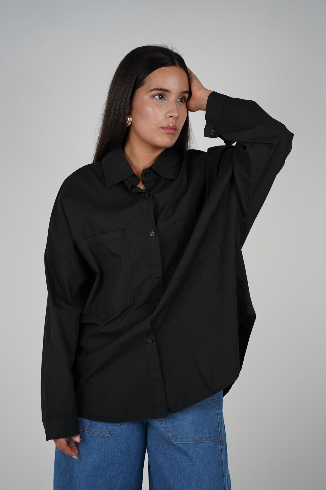 Maeve Oversized Button Down – Bright, Breezy, and Bold