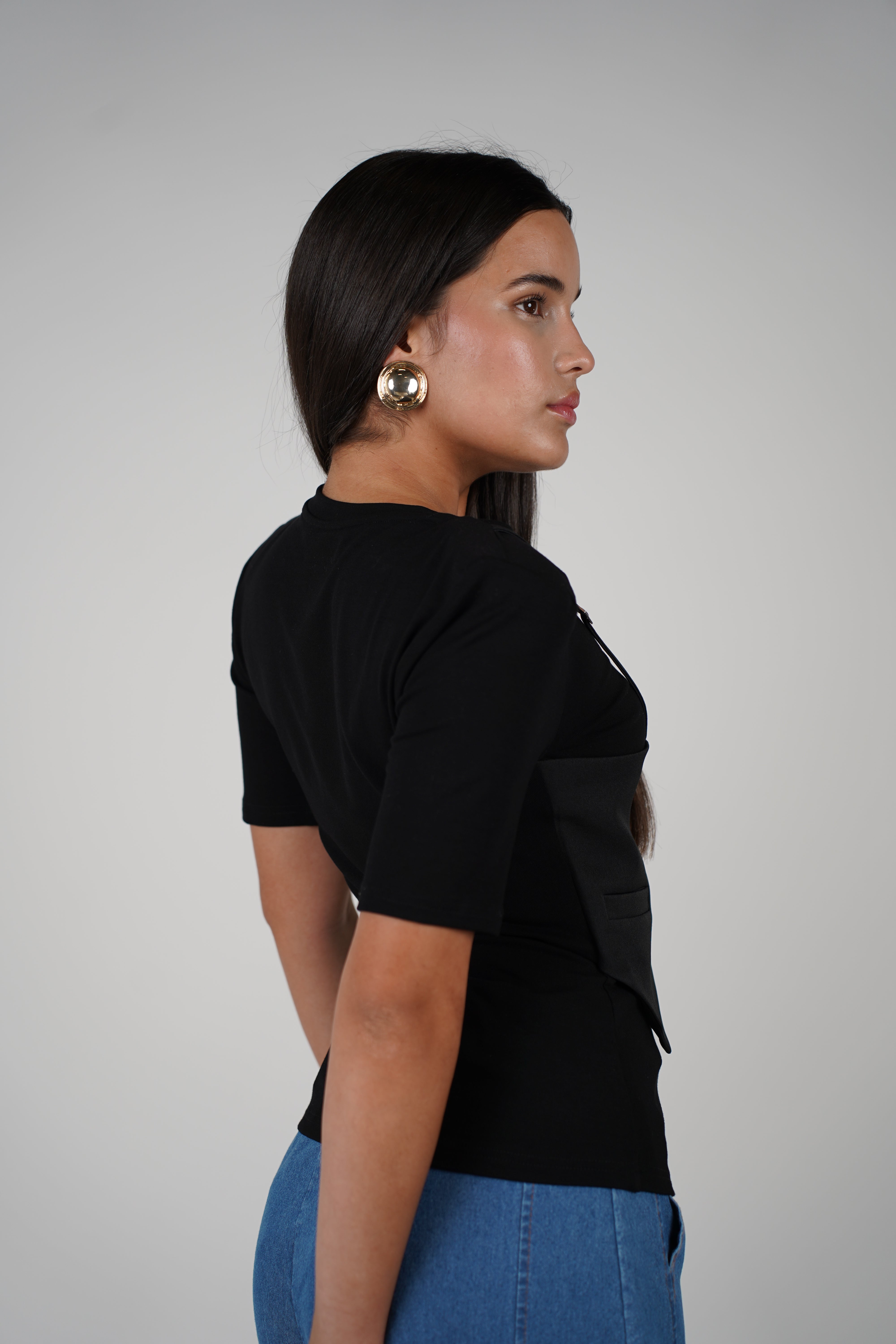 Kesa Vest Top – Edgy & Tailored with a Twist