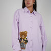 Exclusive Bear Button Down -  Playful Twist on a Classic Shirt