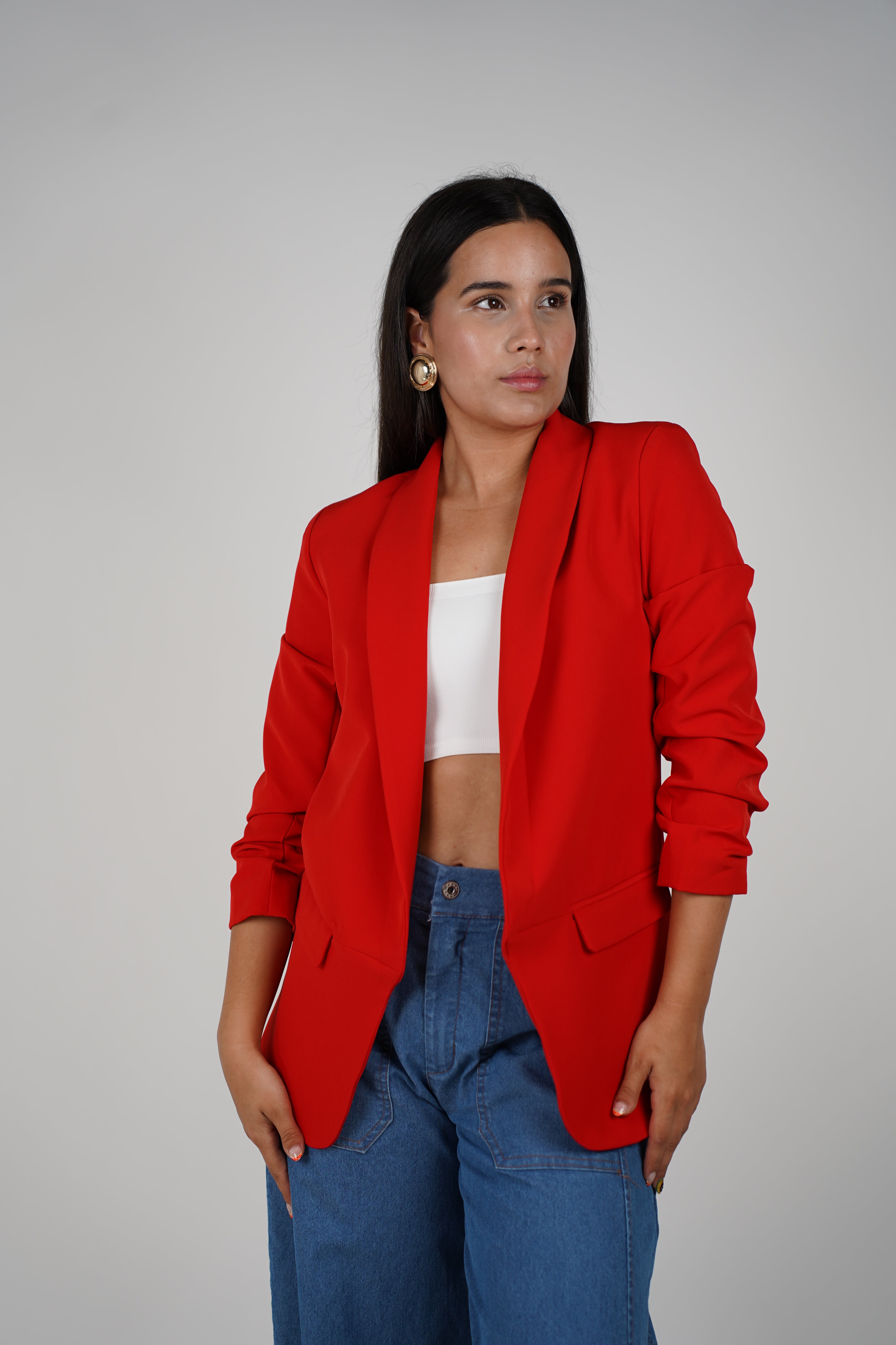 Lark Blazer – Structured Elegance in Vibrant Hues