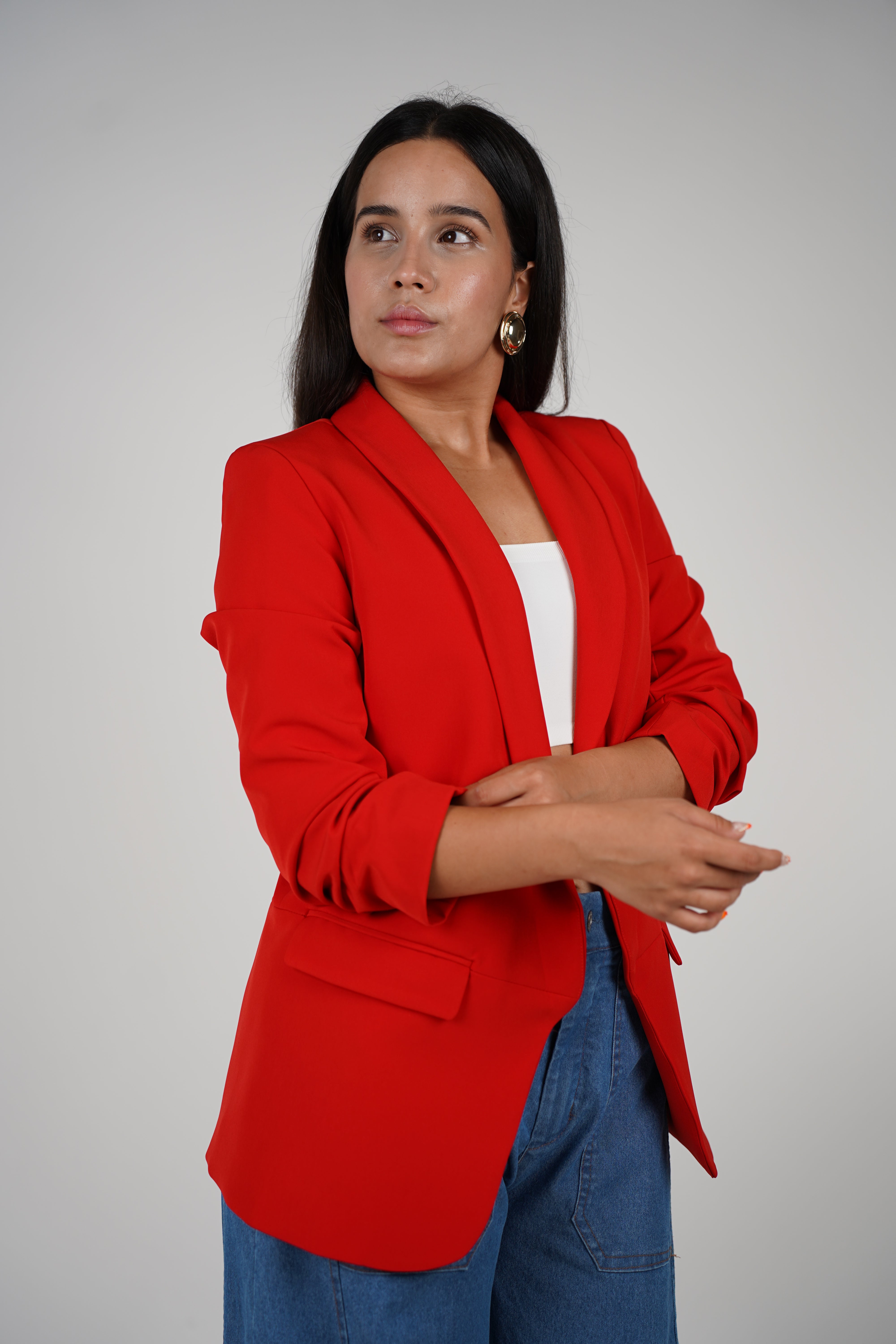 Lark Blazer – Structured Elegance in Vibrant Hues