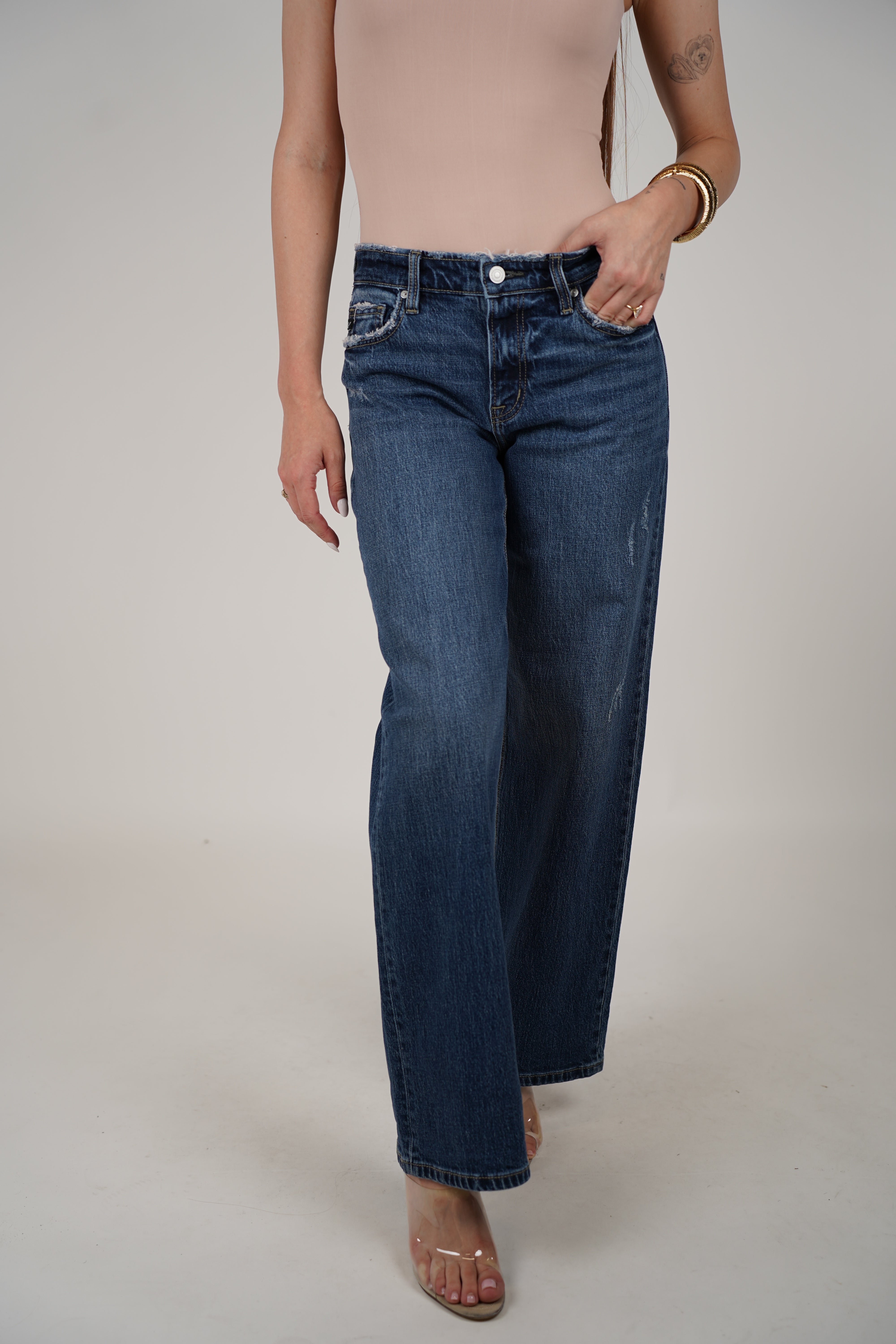 Kamila Jeans – Classic Blue Wash with a Modern Wide Leg