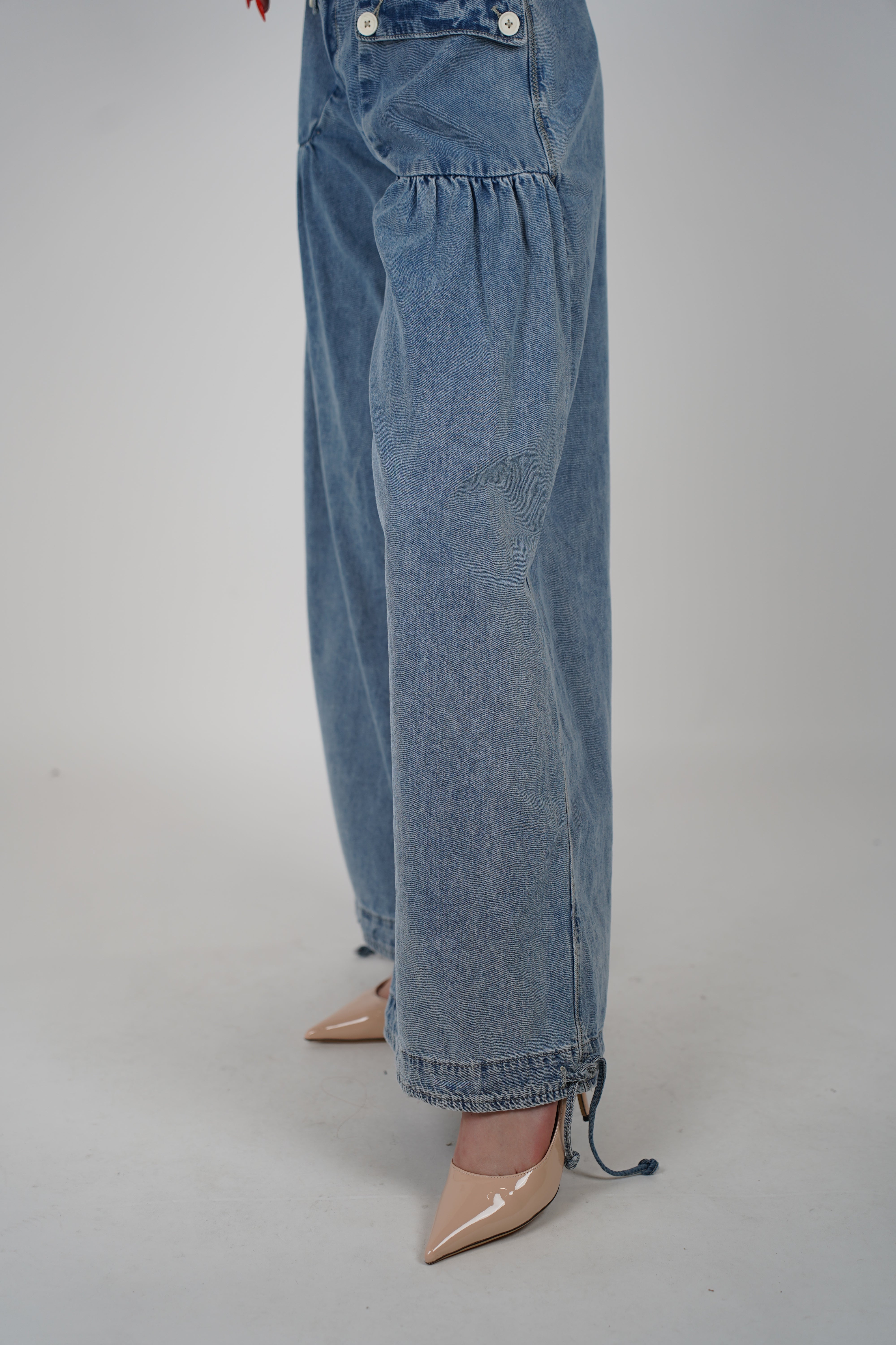 Mora Wideleg Jeans – Statement Denim with a Unique Twist