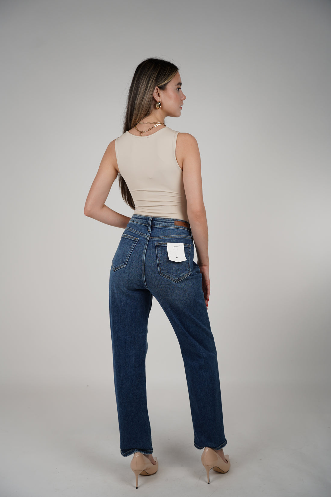 Cello Blue Jeans – Dark Wash with a Sleek Straight Fit