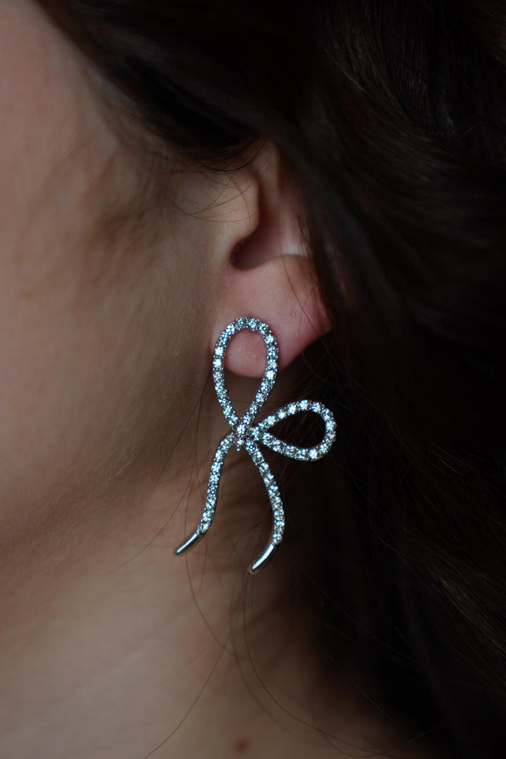 Half Bow Earrings - Carema Boutique
