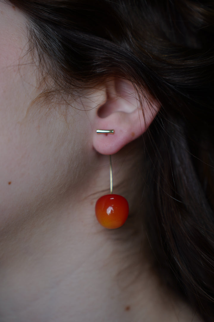 Nancy Cherry Earrings - Carema Boutique