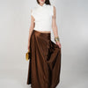 Wila Satin Maxi Skirt – Luxe High-Shine Elegance