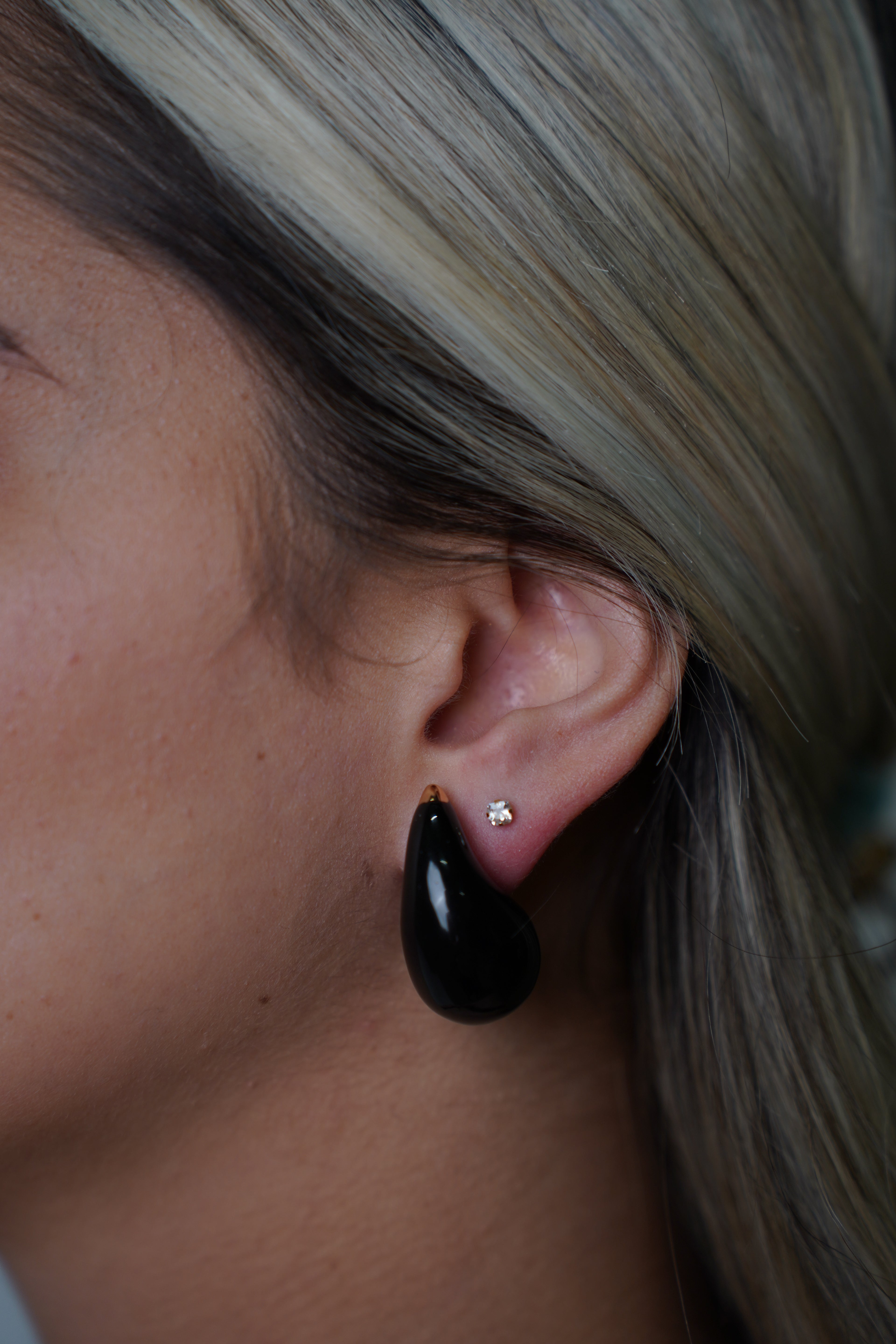 Chunky Tear Drop Earrings - Carema Boutique