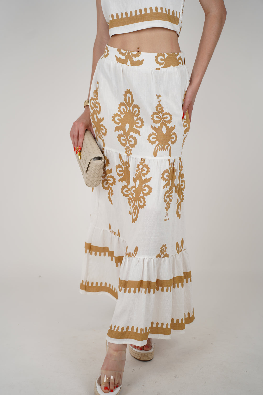 Vani Skirt Set – Bold Embroidery Meets Breezy Elegance
