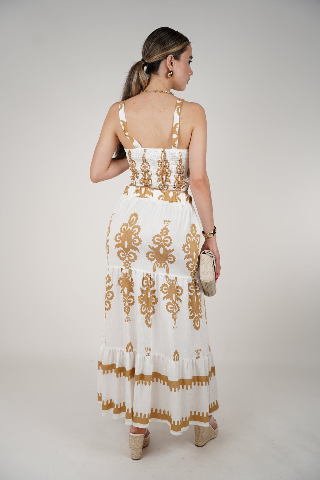 Vani Skirt Set – Bold Embroidery Meets Breezy Elegance
