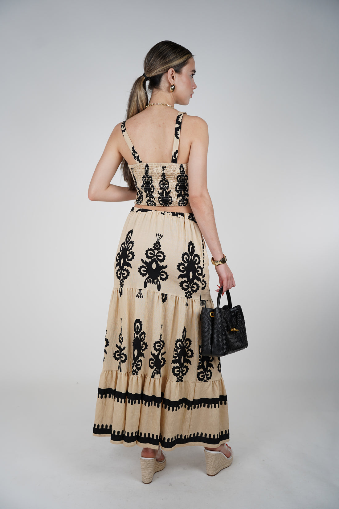 Vani Skirt Set – Bold Embroidery Meets Breezy Elegance