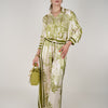 Vera Silk Pants – Printed Wide-Leg Drawstring Pants