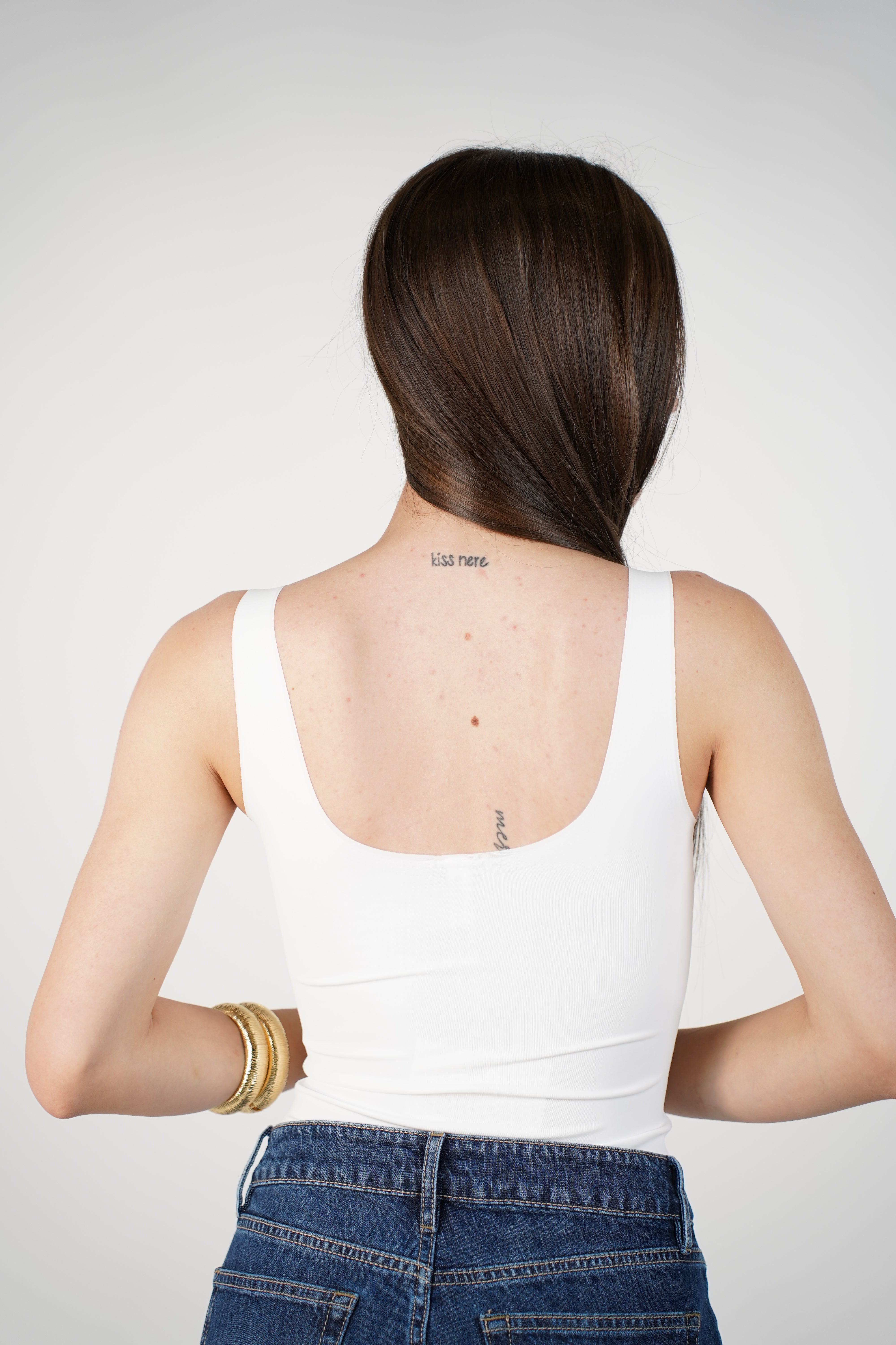 Zayli Seamless Bodysuit – Sleek Square Neck Essential