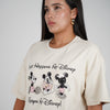 Kelsyn Oversized Mickey Top – Playful Graphic Tee with Glitter Accents