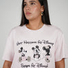 Kelsyn Oversized Mickey Top – Playful Graphic Tee with Glitter Accents