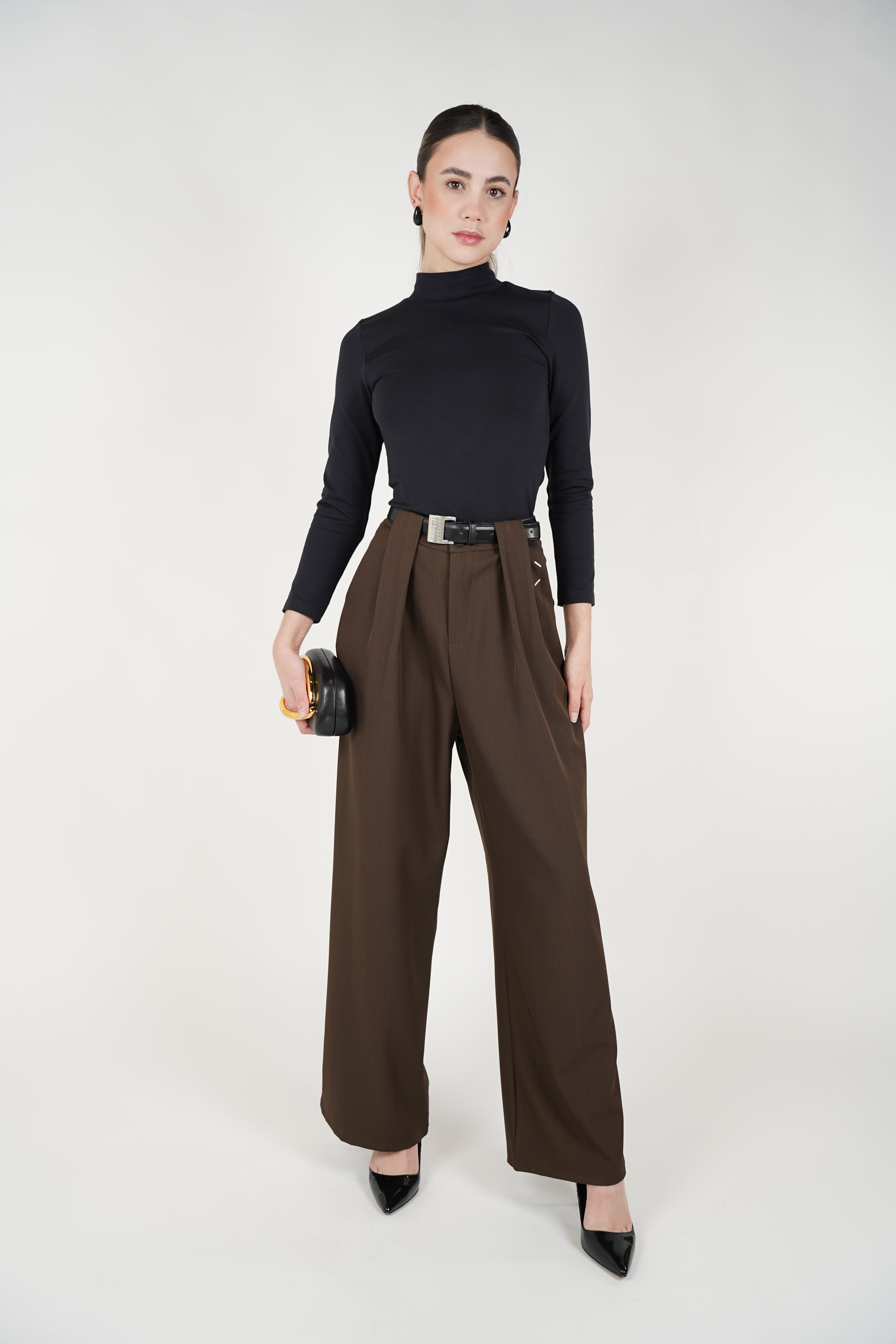 Lucere Belted Wideleg Pants