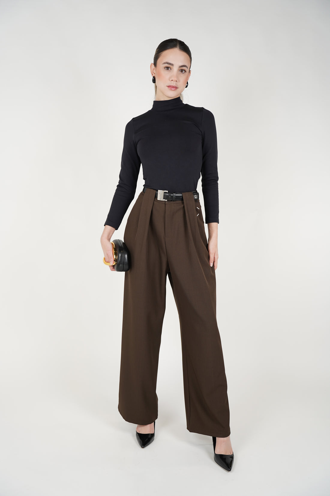 Lucere Belted Wideleg Pants