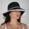 Yalira Beach Hat – Two-Tone Wide Brim Elegance