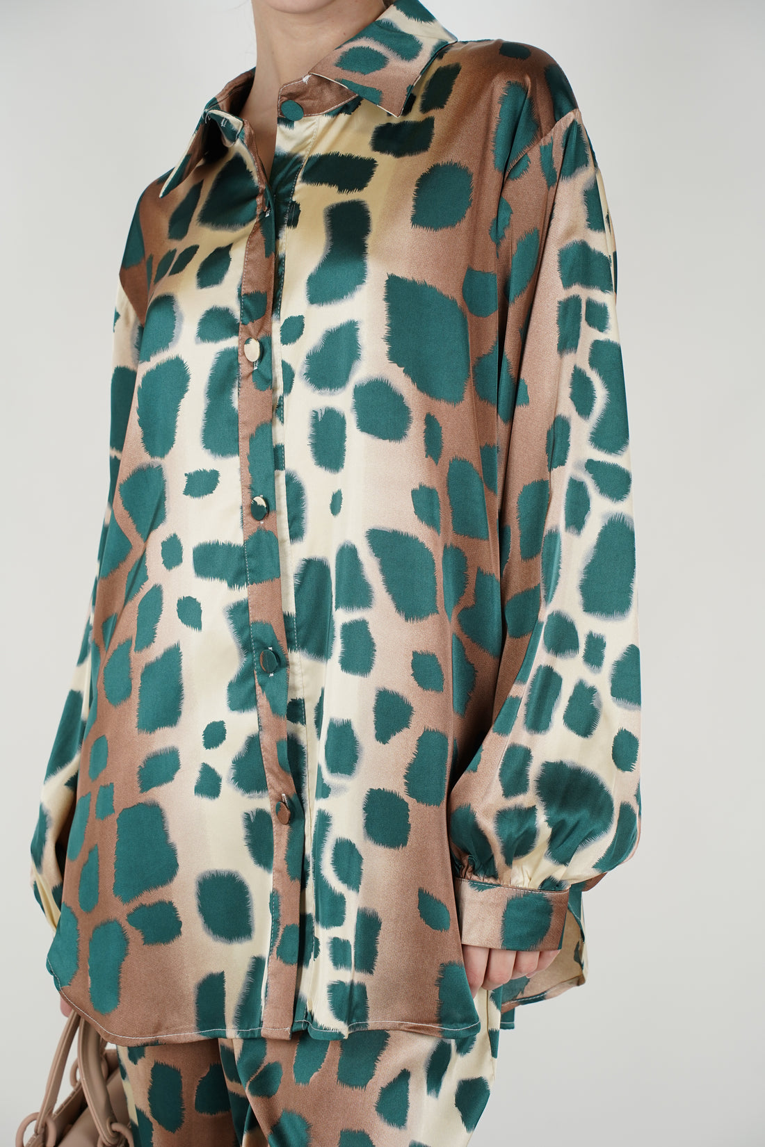 Velimra Leopard Stamped Pants Set