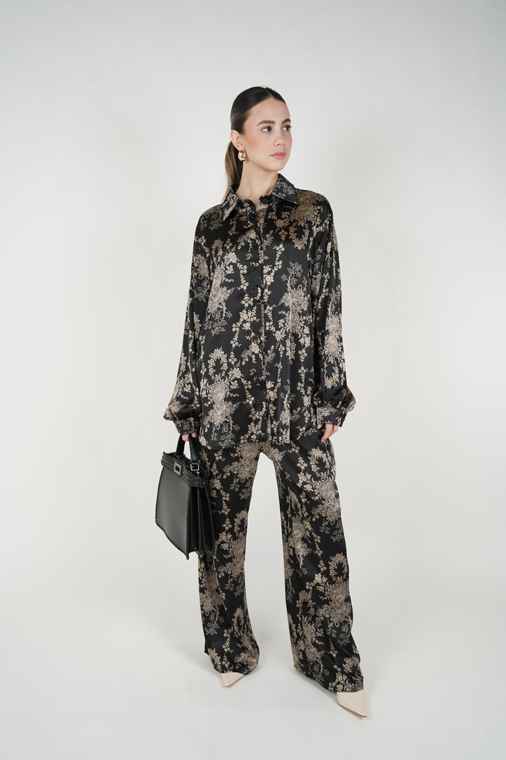 Celorin Tiger Stamped Pants Set