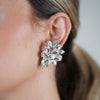 Elon Elegant Clip Earring – Bold Black Crystal Statement