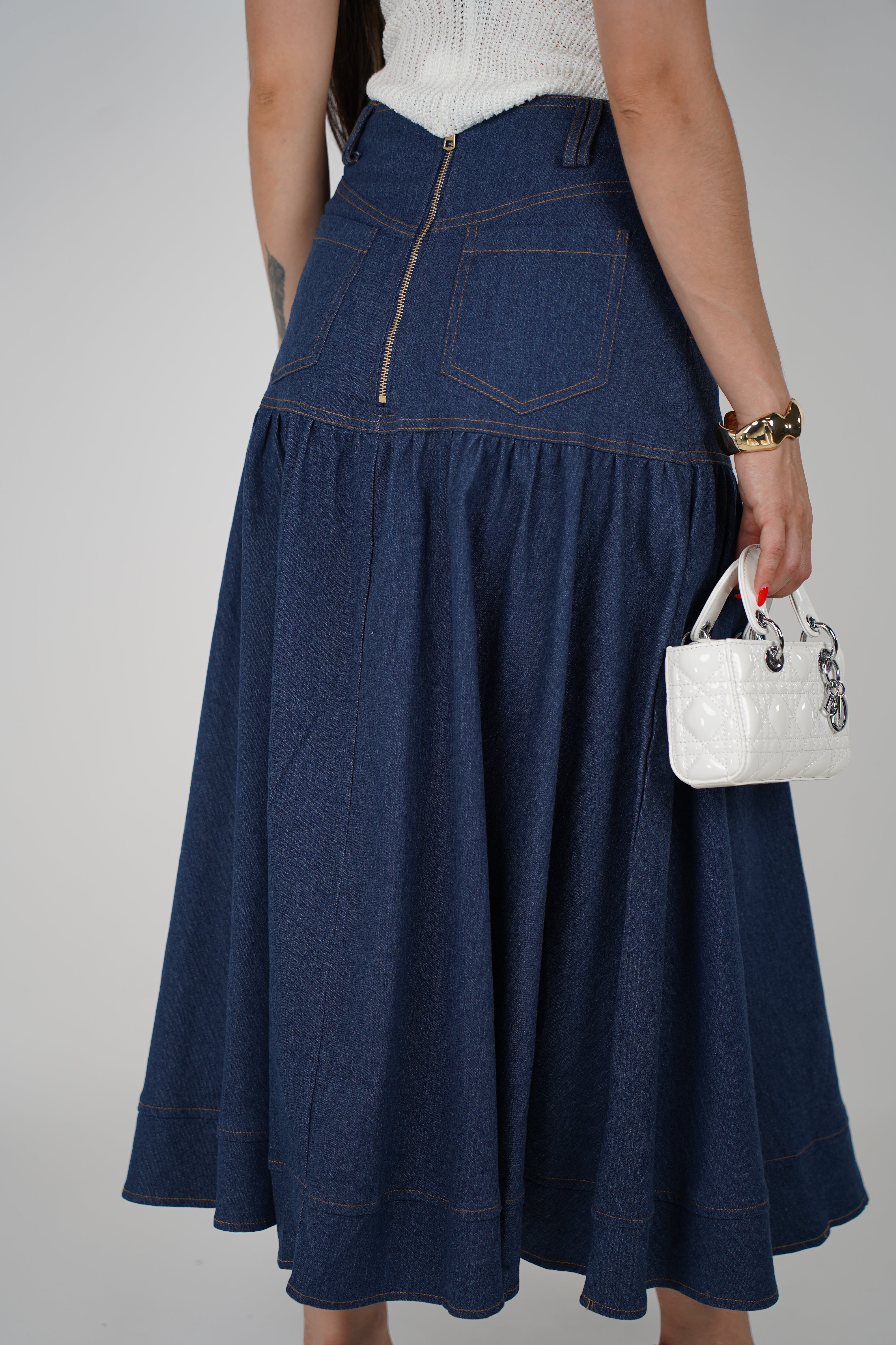 Oriya Maxi Skirt – A Chic Classic with Modern Structure