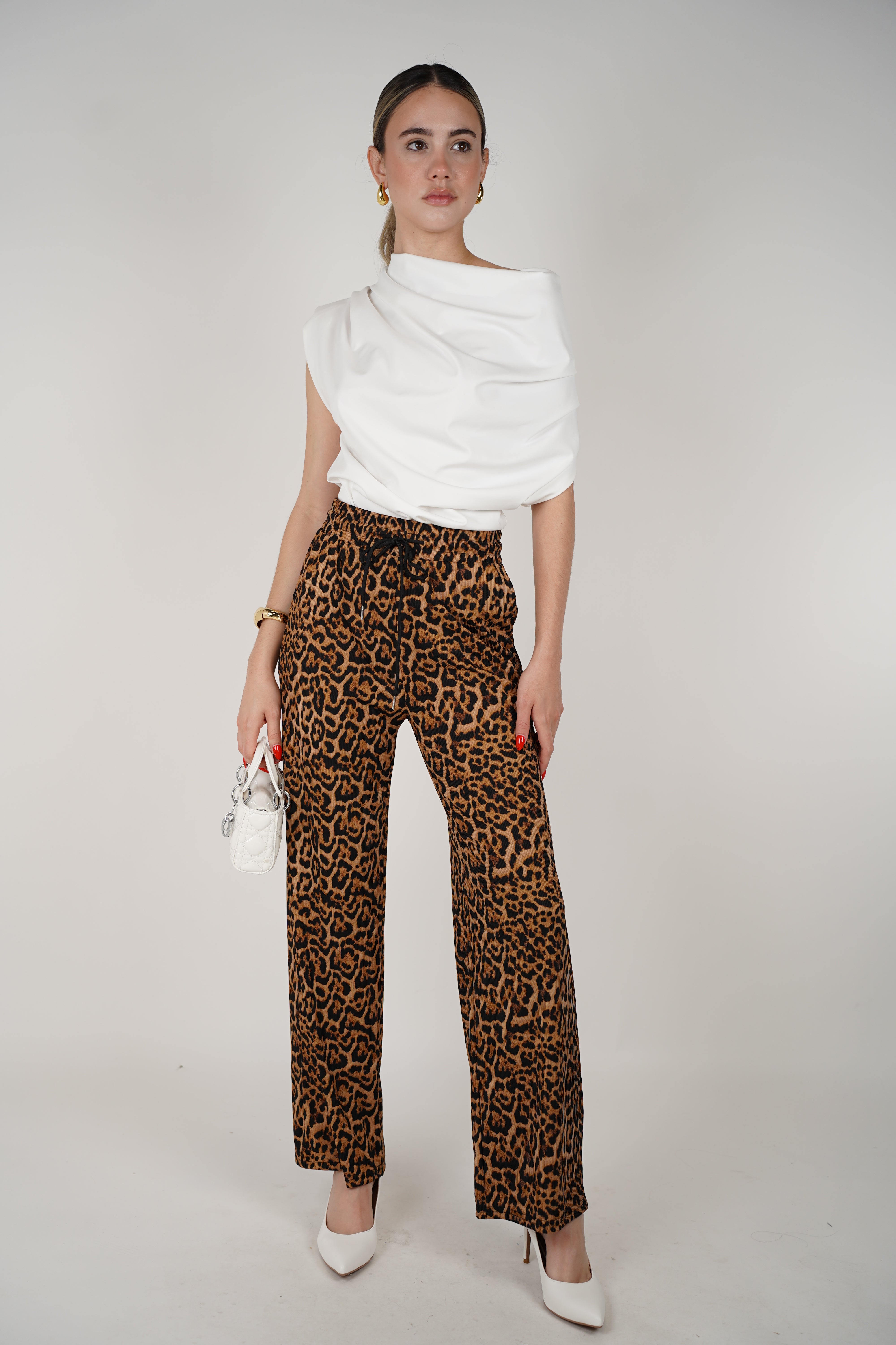 Arianna Pants – Leopard Print Lounge Trousers