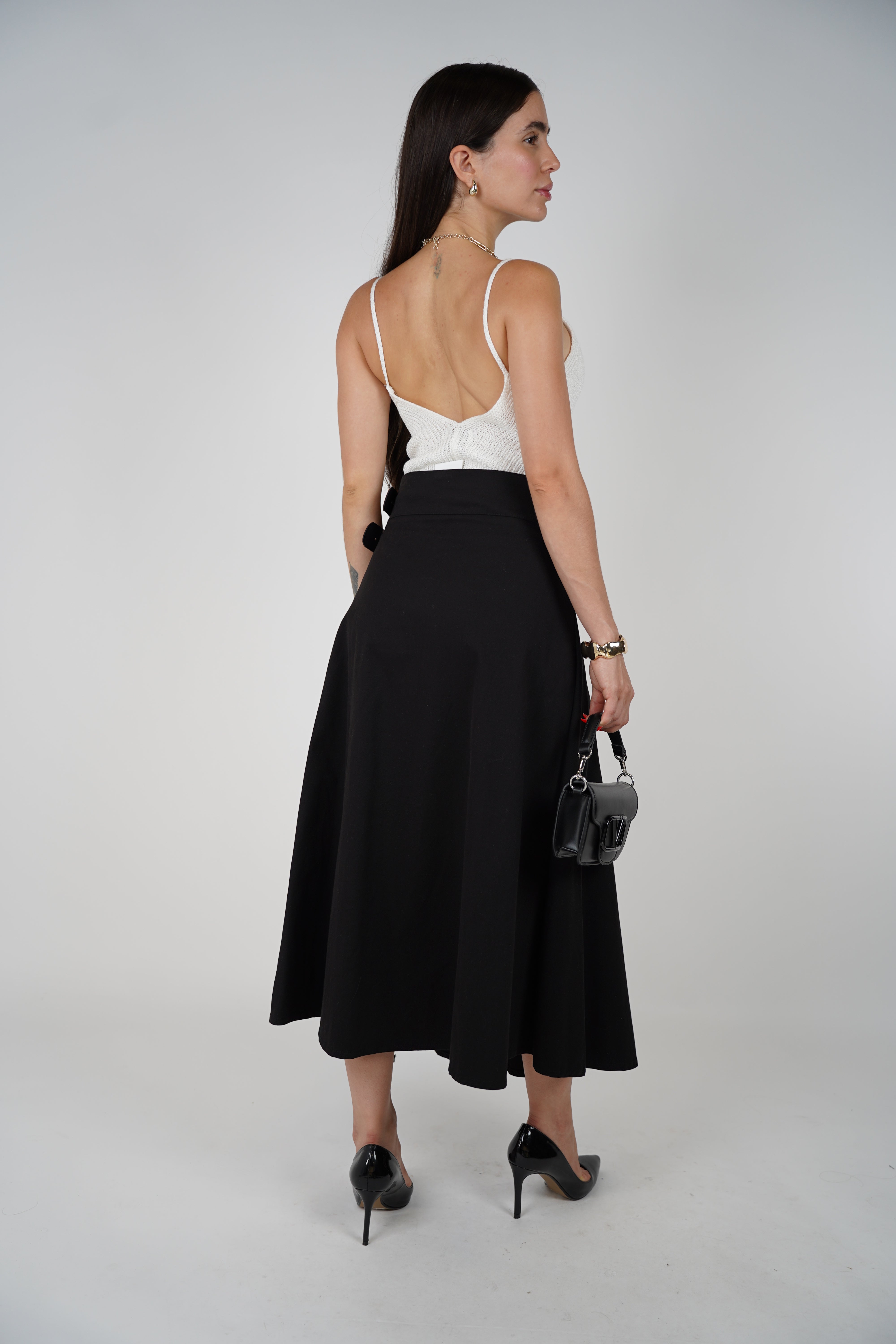 Fernanda Skirt – Leopard Print Statement with Belt Detail