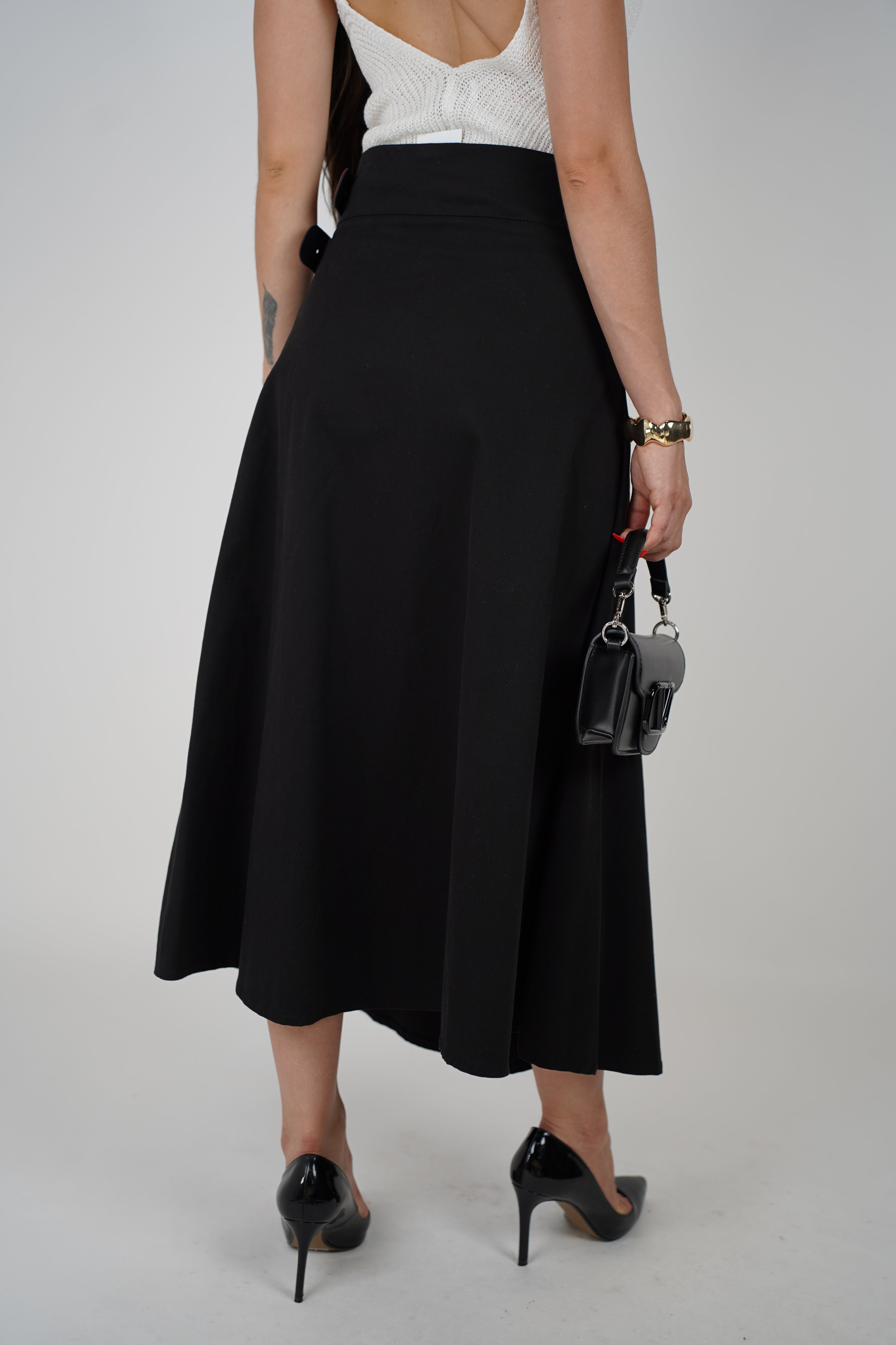 Fernanda Skirt – Leopard Print Statement with Belt Detail