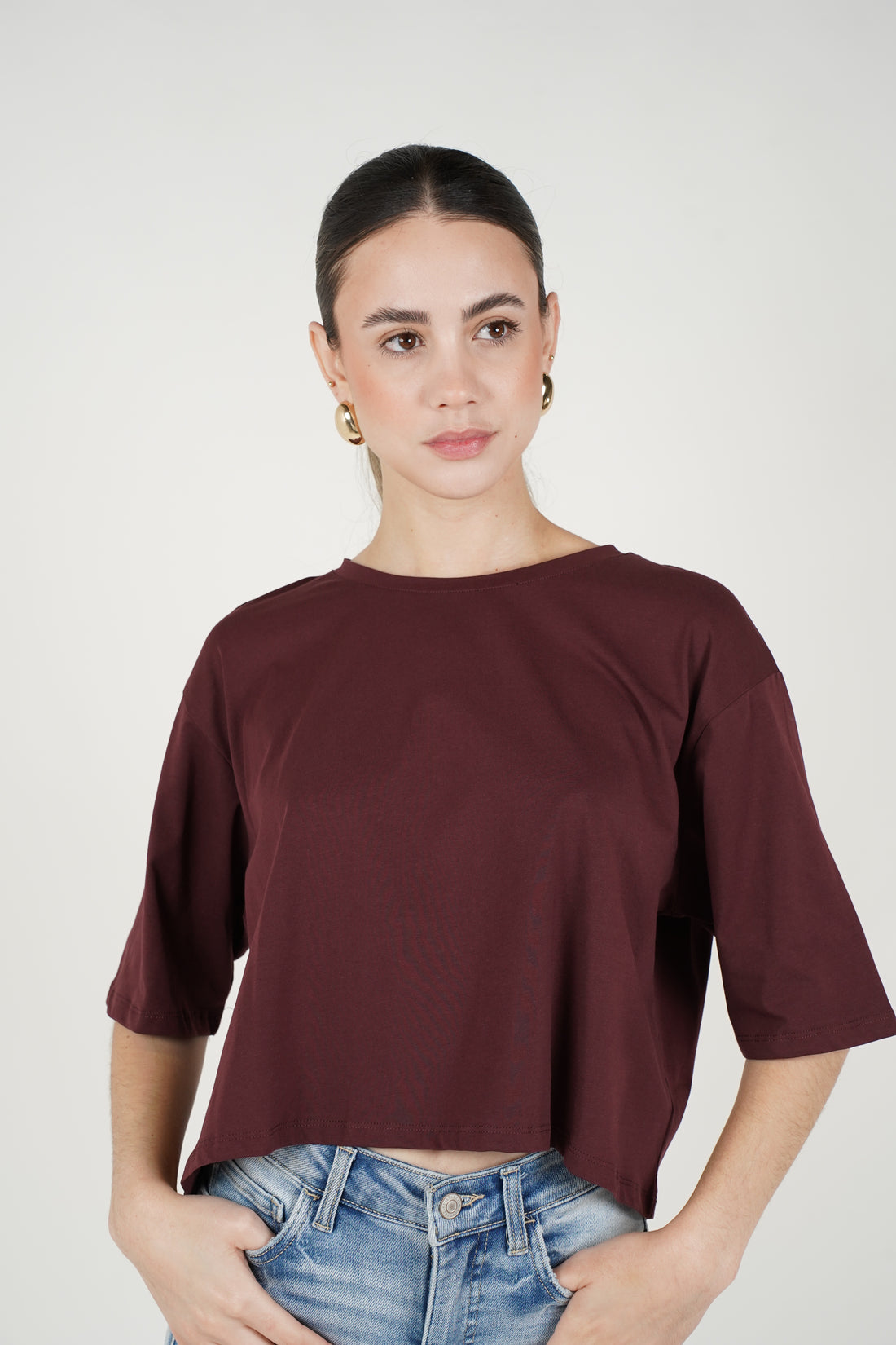 Olivia Box Cropped Top