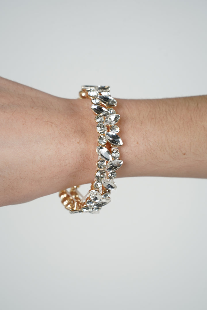 Elvoria Crystal Link Bracelet