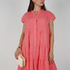 Rani Linen Dress – Effortless Tiered Style in Fresh Colors