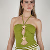 Gold Starfish Bodysuit – Coastal Glam Cut-Out One-Piece