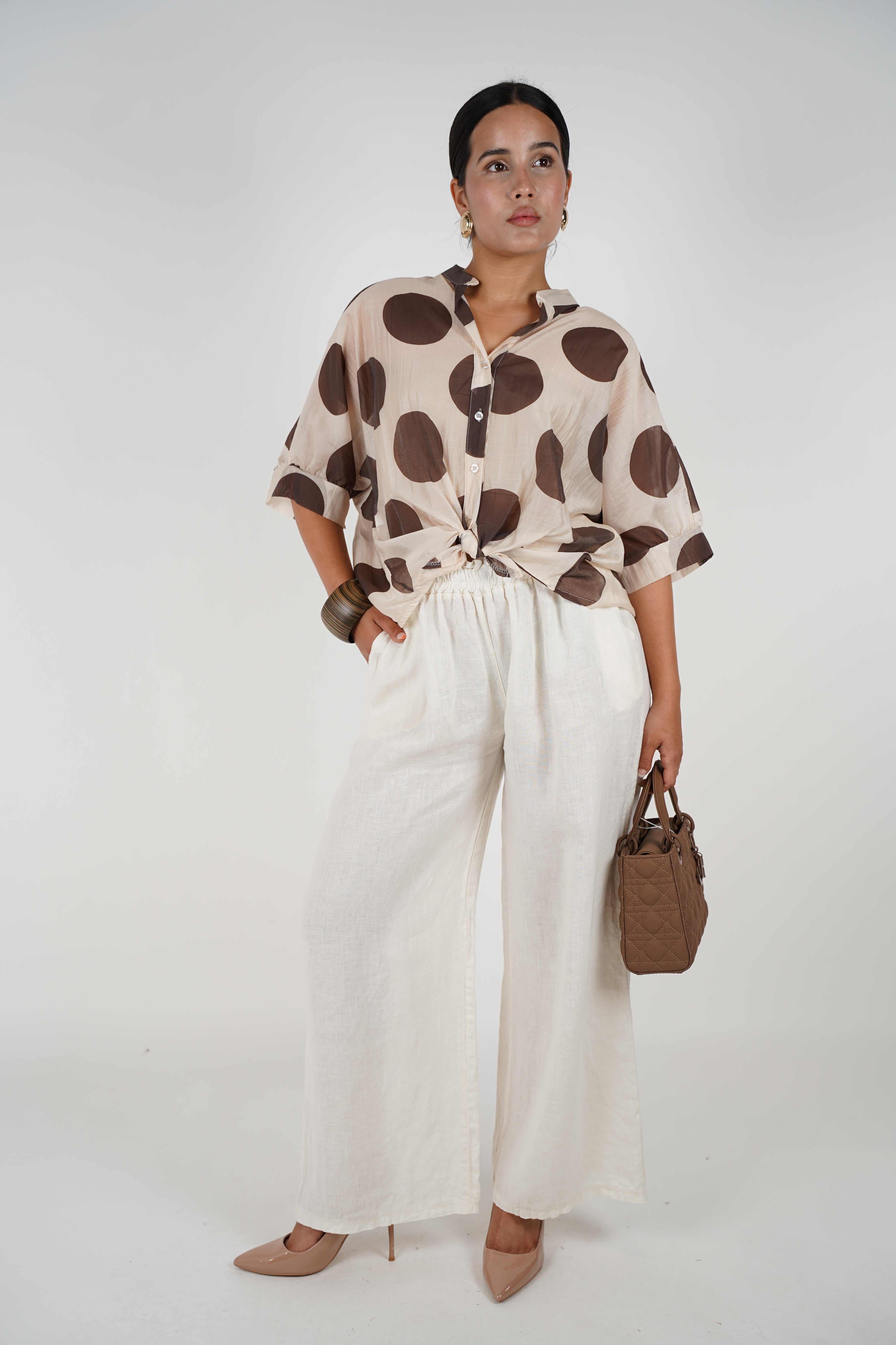 Zayana Linen Pants – Relaxed Black Wide-Leg Comfort