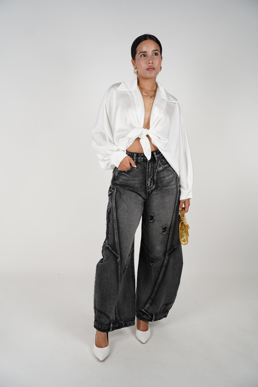 Luciet Barrel Jeans – Statement Denim with a Bold Silhouette