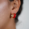 Vanys Chunky Mini Hoops – Bold Color, Small Statement