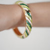 Kirel Striped Bracelet – Bold Color Pops with Golden Elegance