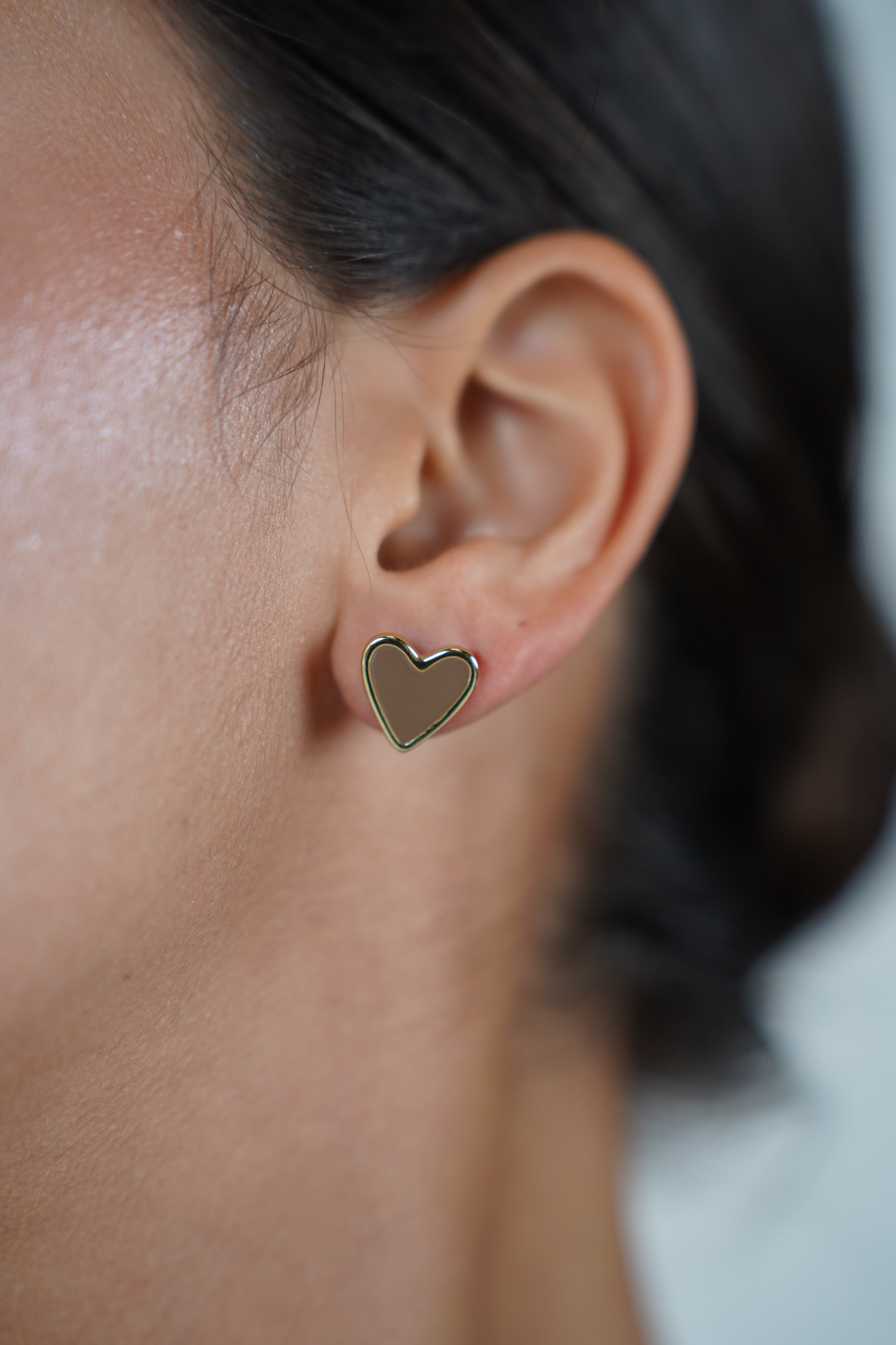 Kalesa Heart Necklace Set – Sweet Simplicity with a Golden Glow