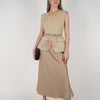 Luma Belted Maxi Dress – Black or Beige