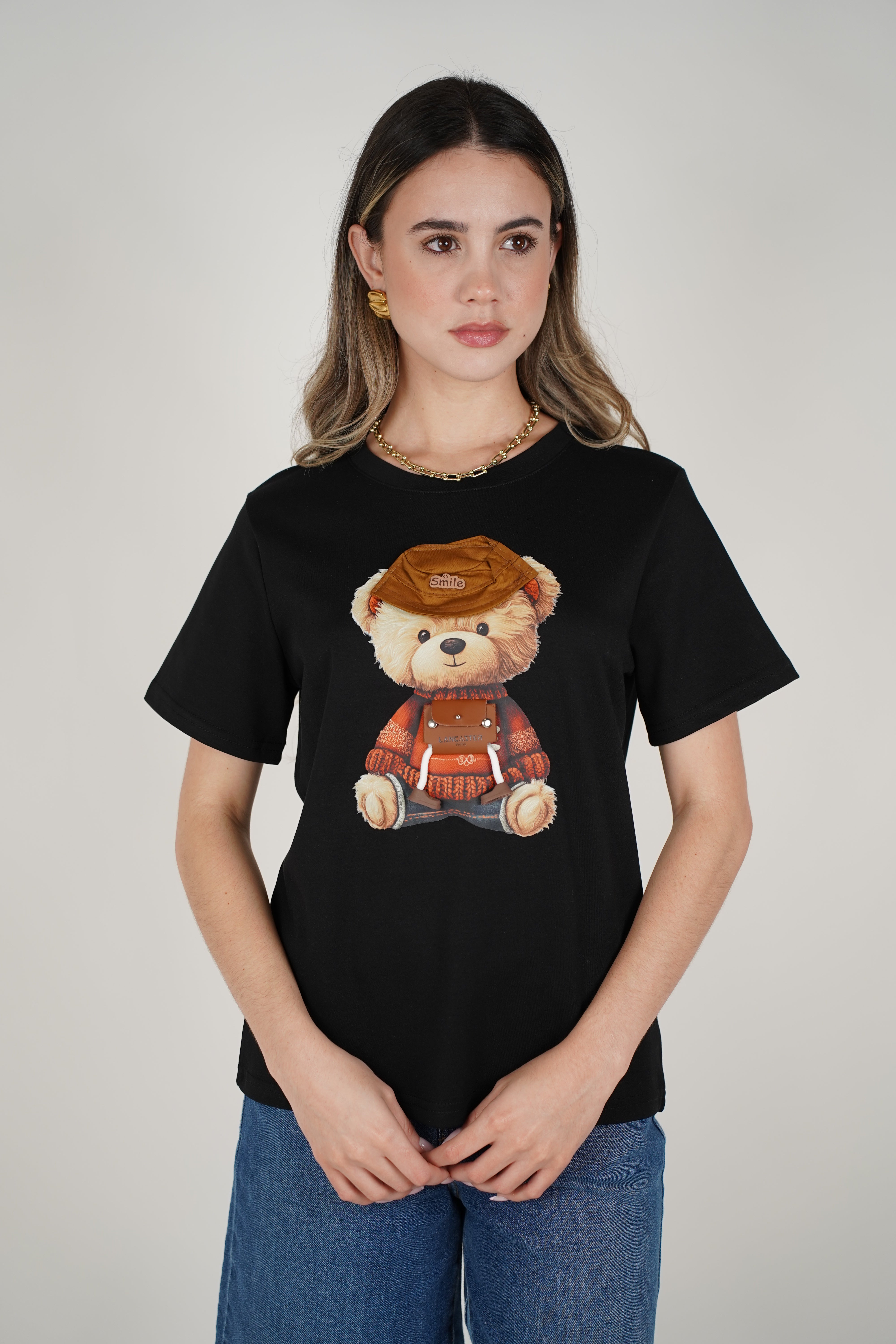 Isola Bear T-Shirt – Graphic Tee (Black & White)