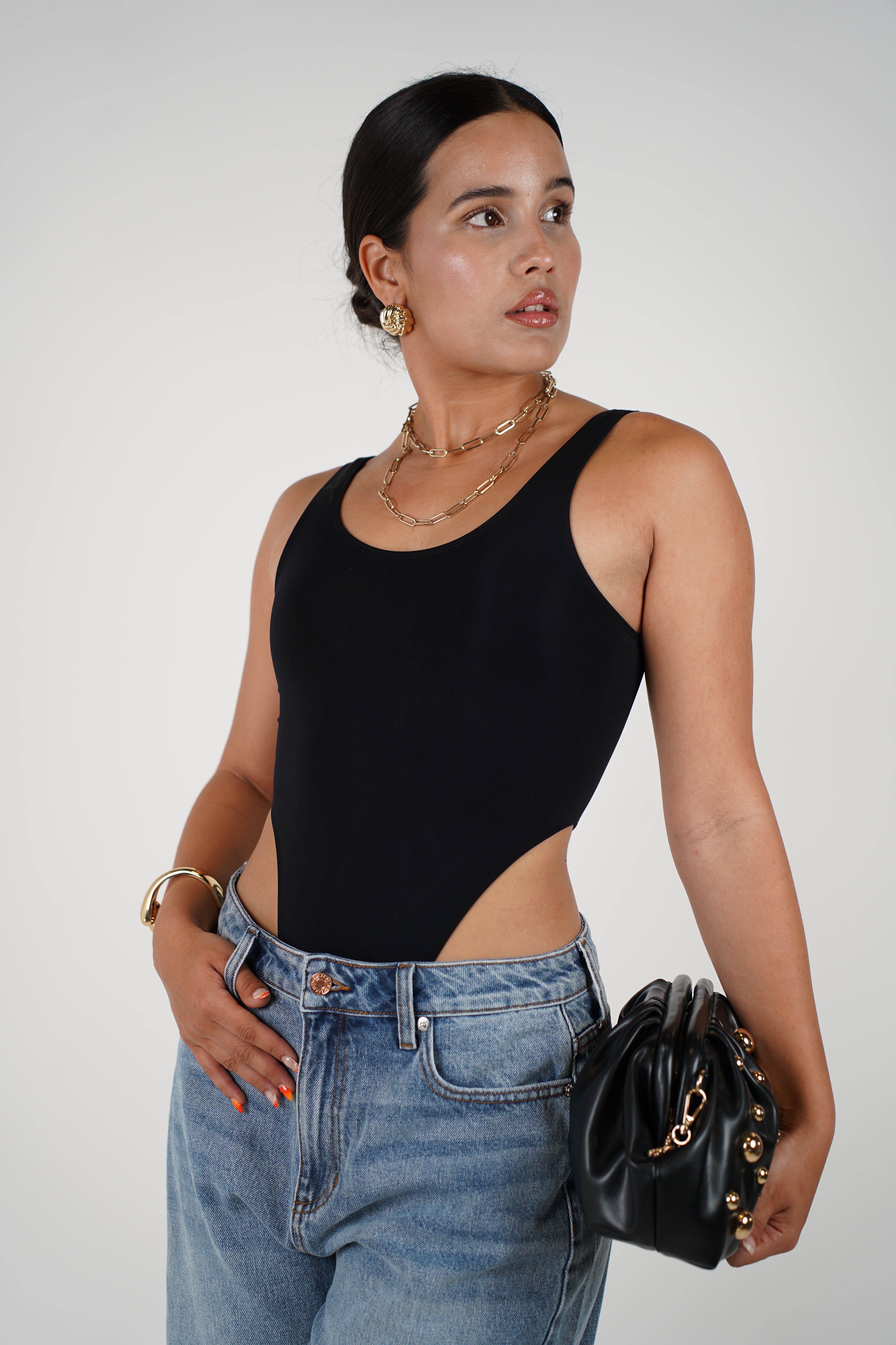 Lasa Highcut Tank Bodysuit – Seamless & Sleek Everyday Essential