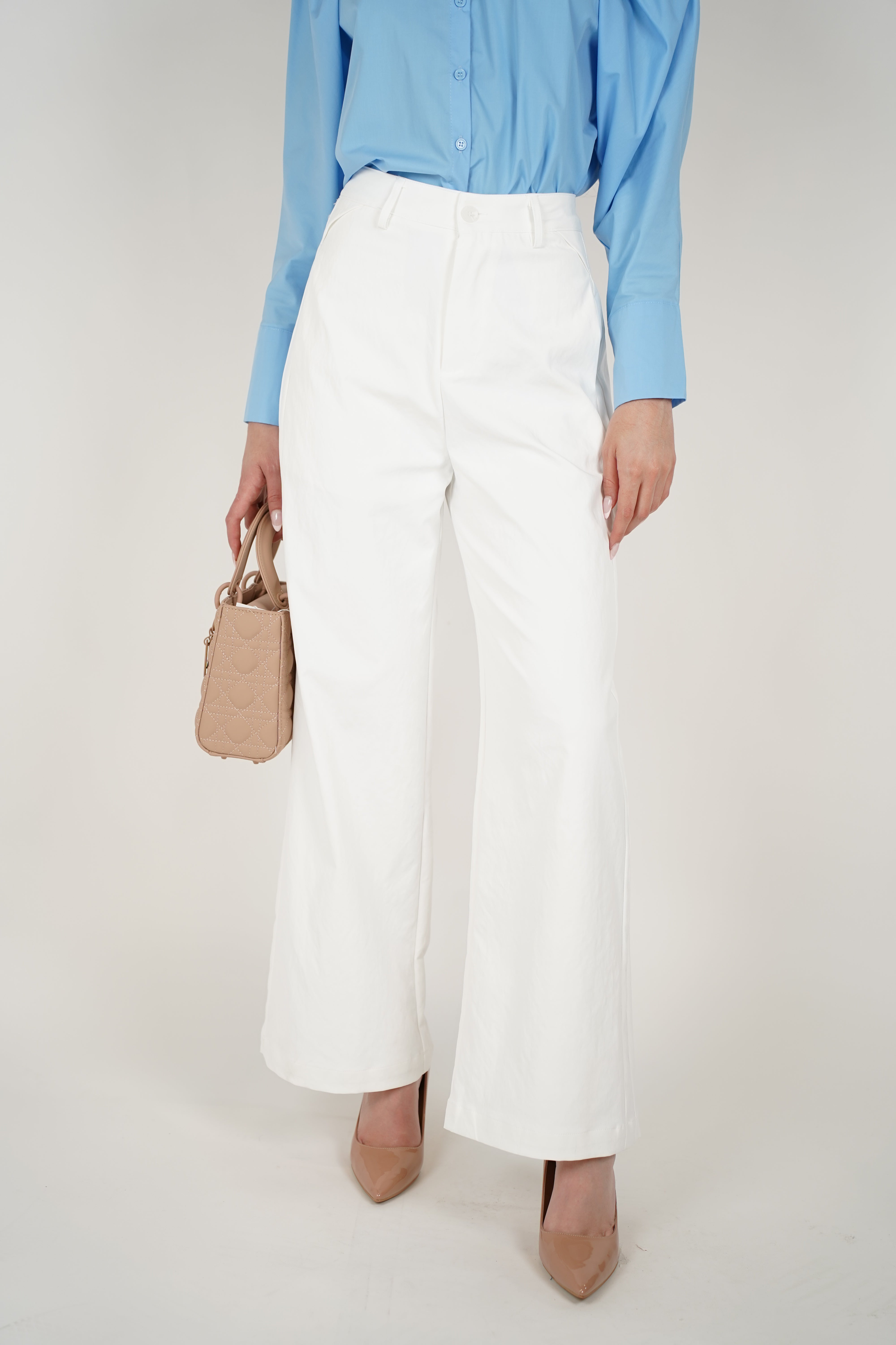 Viera Wide Leg Trousers – Effortless Tailored Elegance