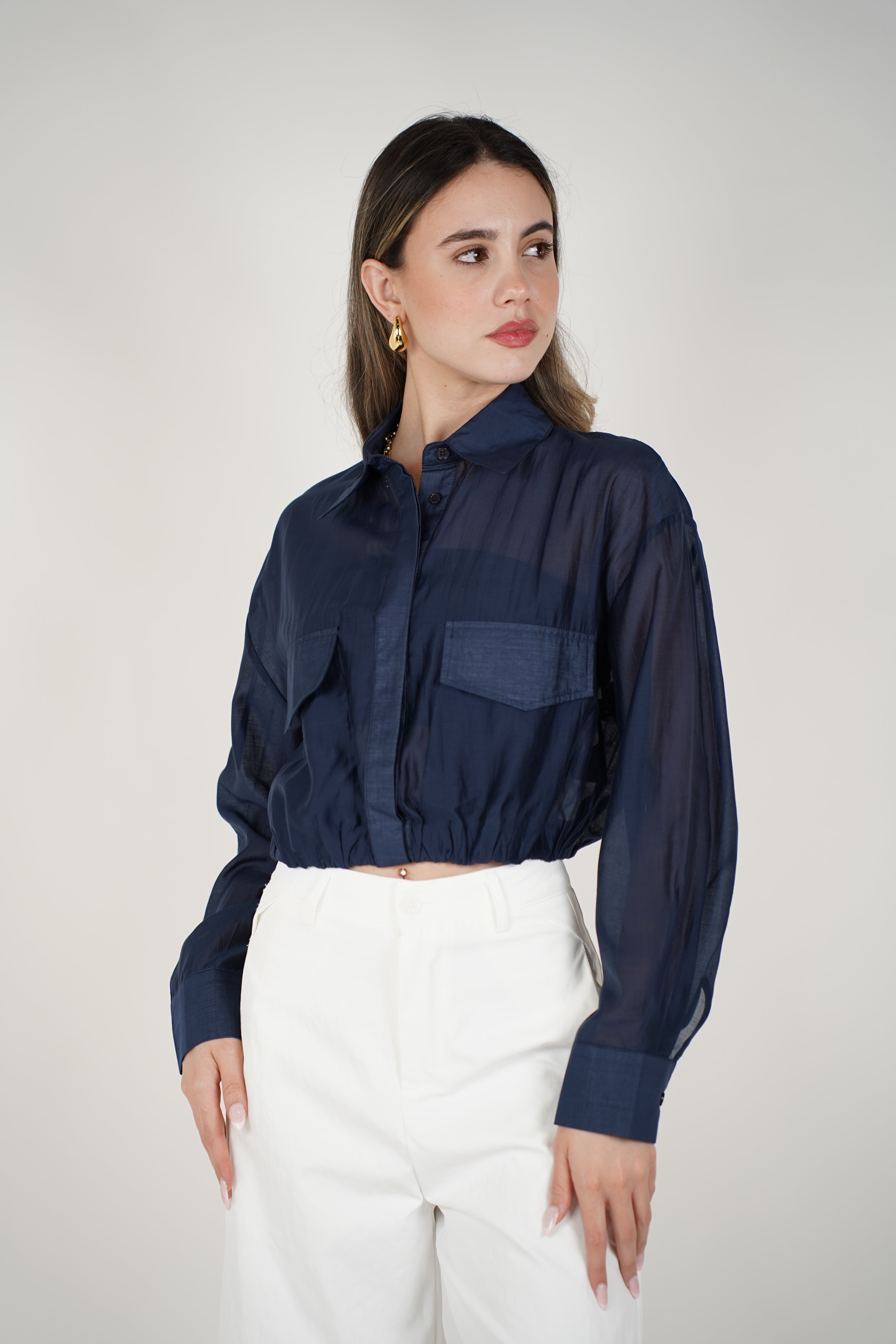 Ovia Sheer Crop Tops – Light, Airy, and Effortlessly Chic