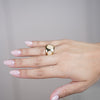 Nori Pebble Ring – Sleek Modern Boldness in a Sculptural Finish