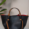 Eira Tote Bag – Timeless Carryall with a Pop of Color