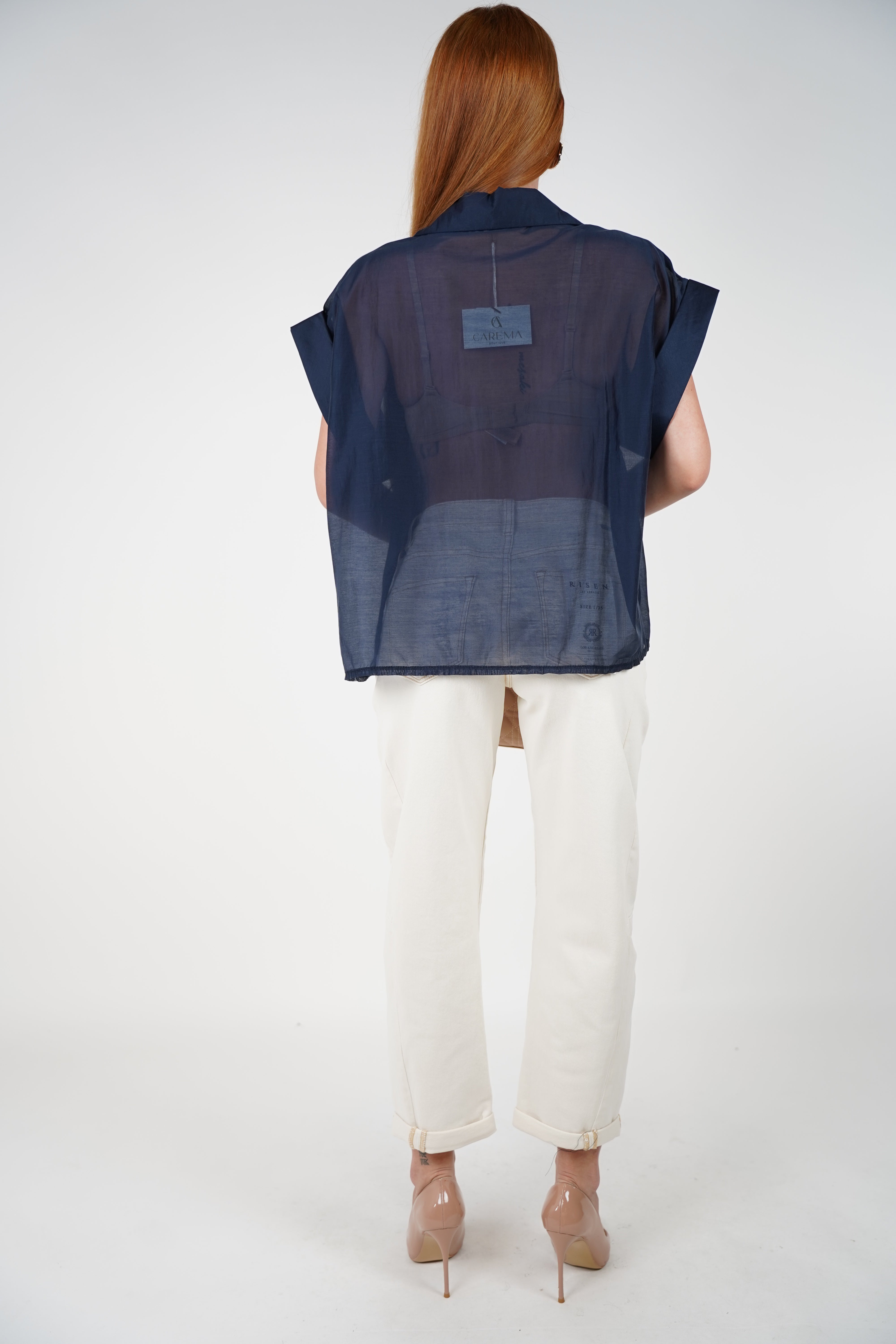 Lume Barrel Jeans – Creamy High-Waist Barrel Fit Denim