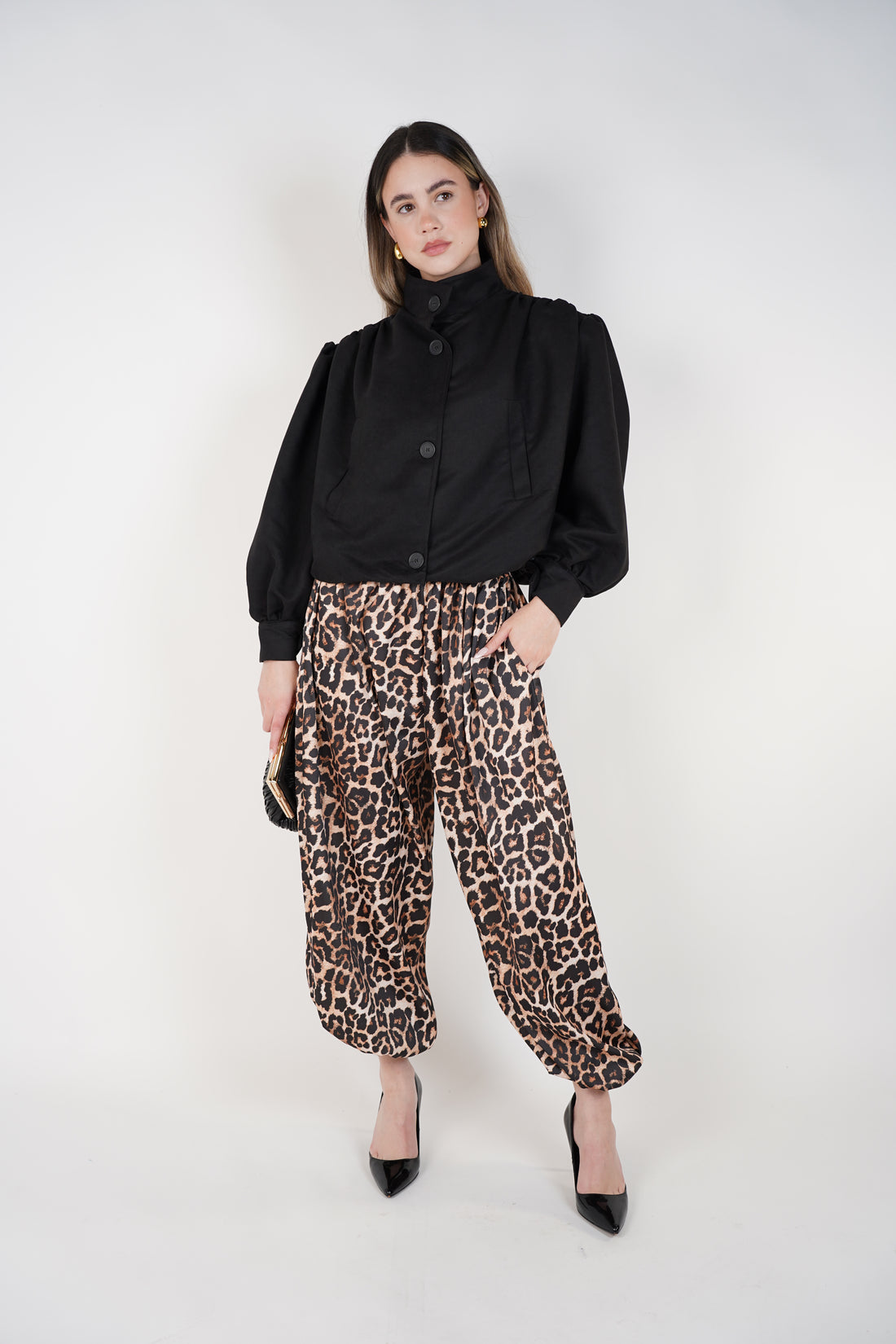 Hynel Wild Leopard Aladin Joggers – Bold, Fierce, and Effortlessly Luxe