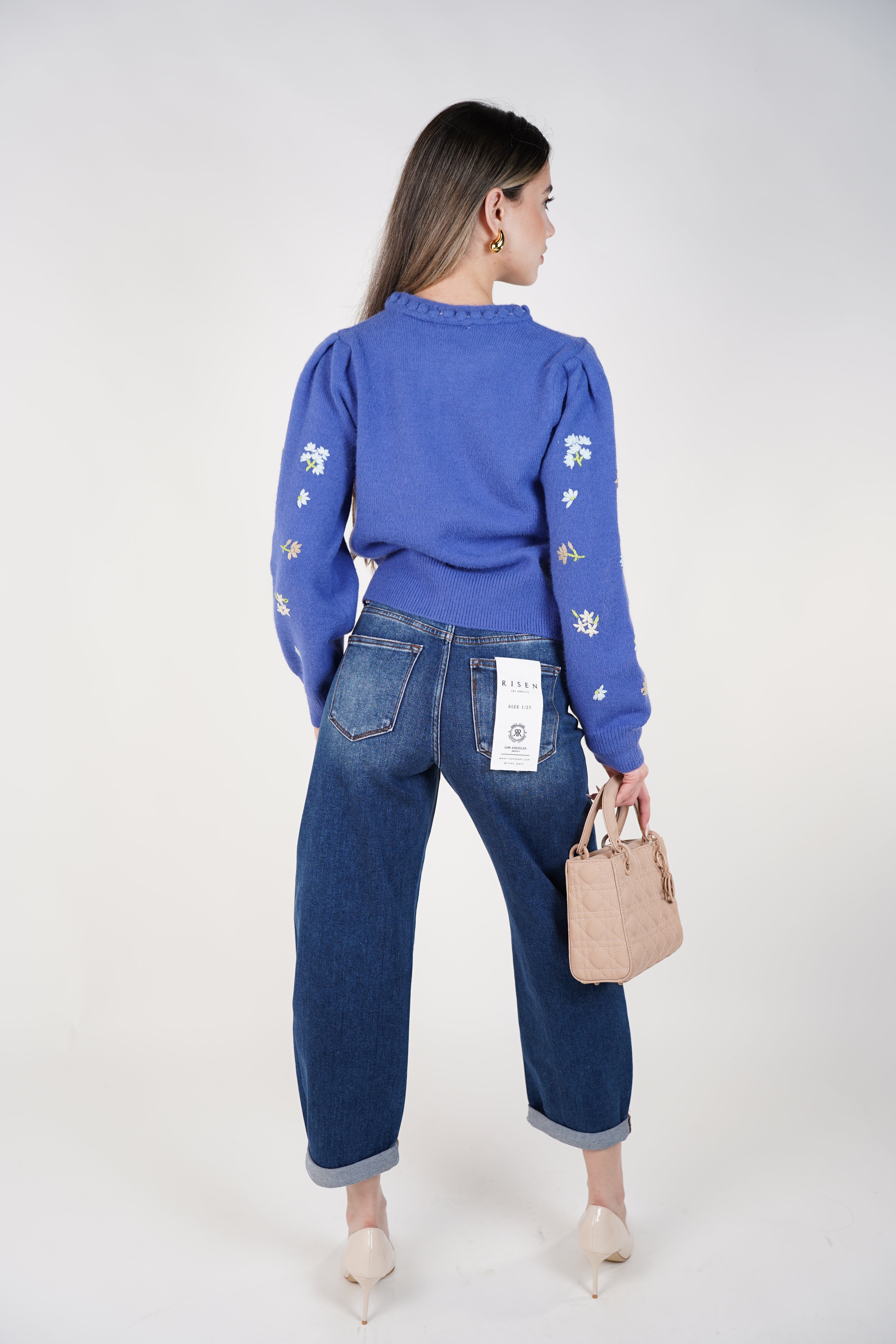 Lunai Cropped Barrel Jeans – Effortless Denim with a Modern Twist