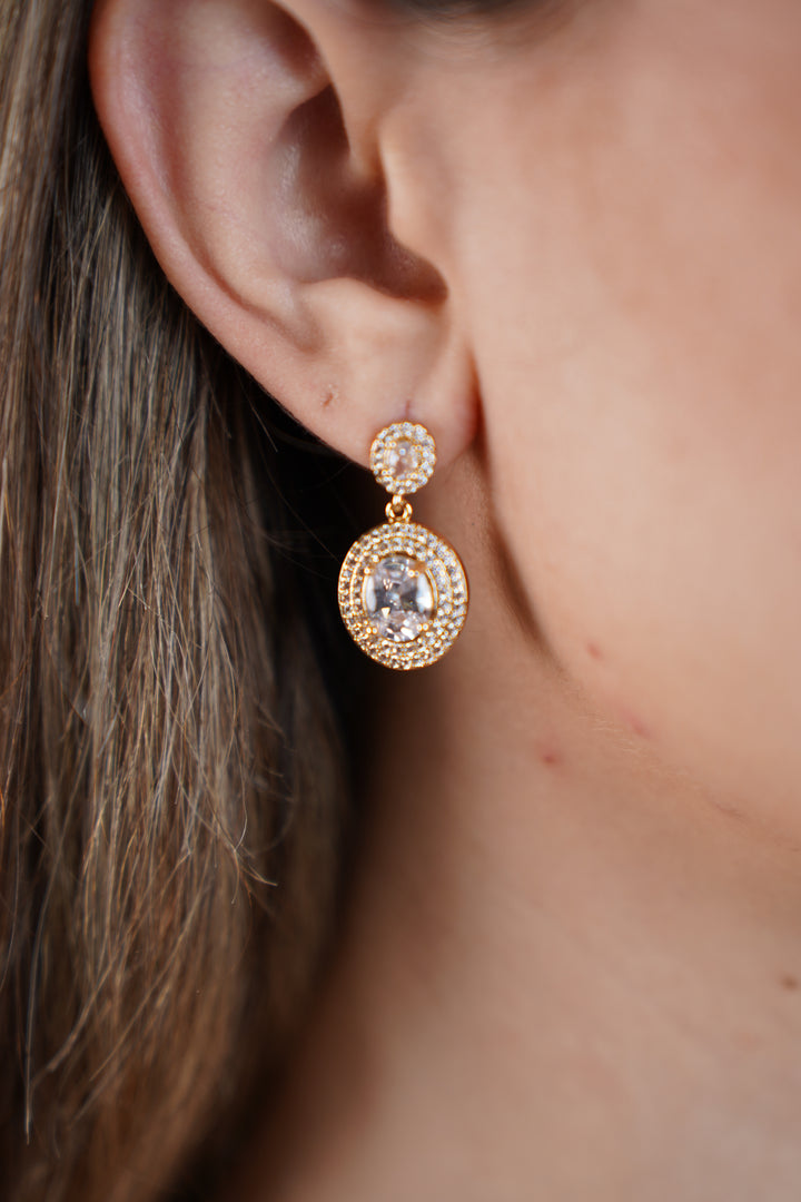 Jovia Dangle Earrings – Sparkle with Sophisticated Glamour